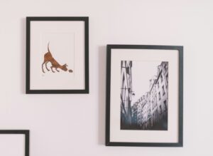 Minimalistische lijnen ophangen