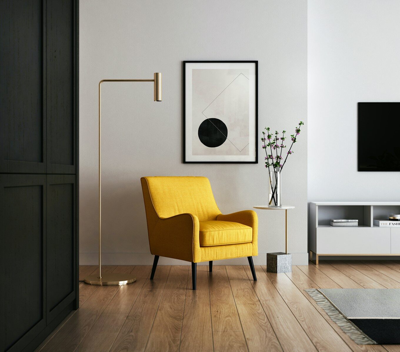 De mooiste abstracte wanddecoratie voor in de woonkamer