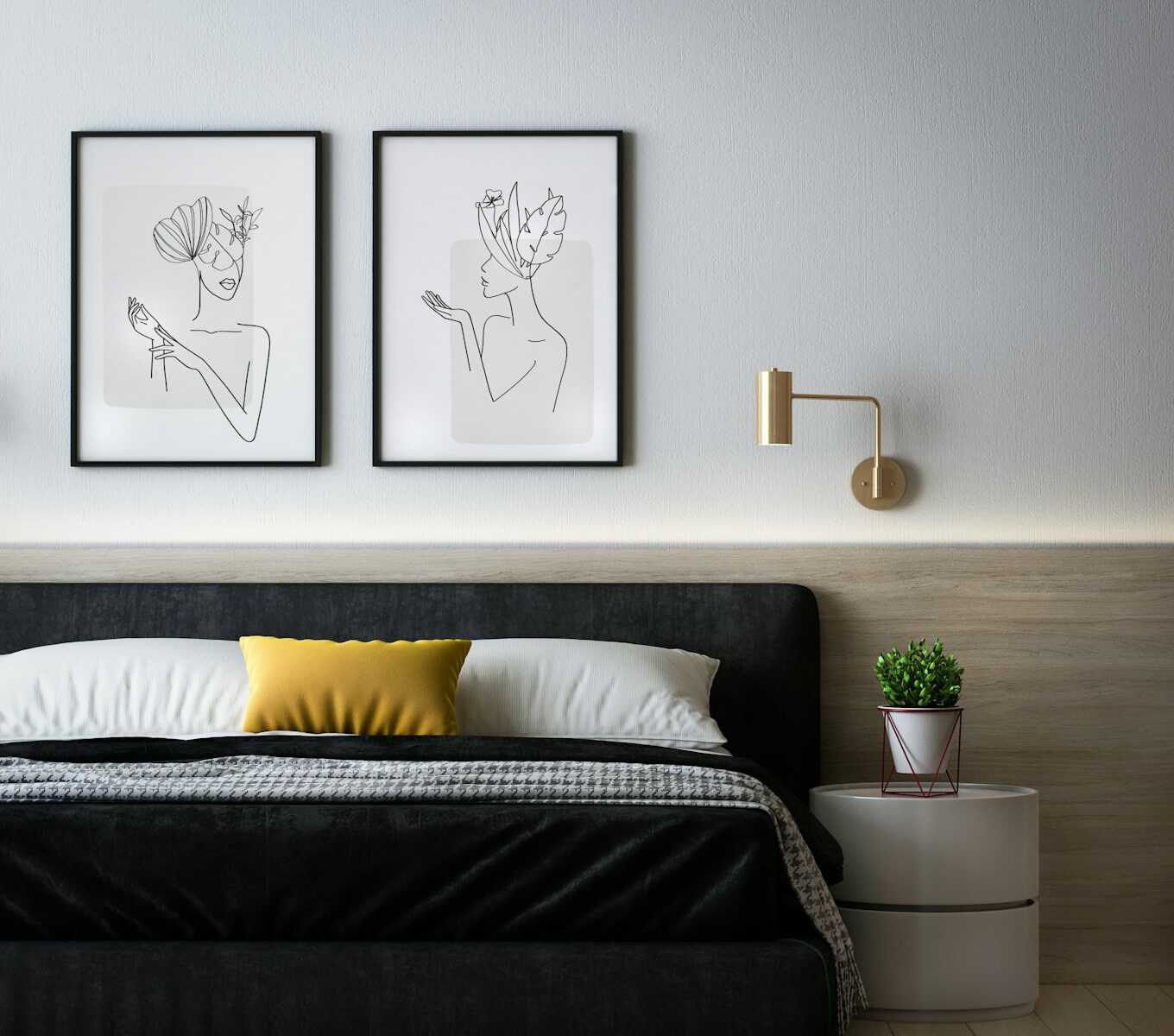 Muziekiconen kunst ophangen